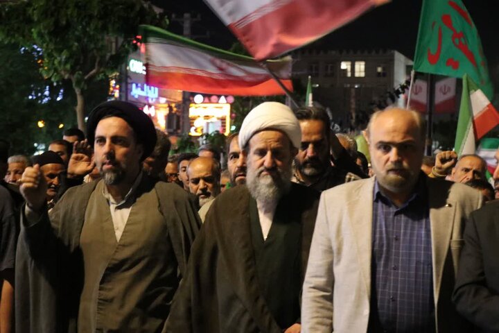 تصاویر/ پنجاه و نهمین شب راهپیمایی مردمی در قرچک