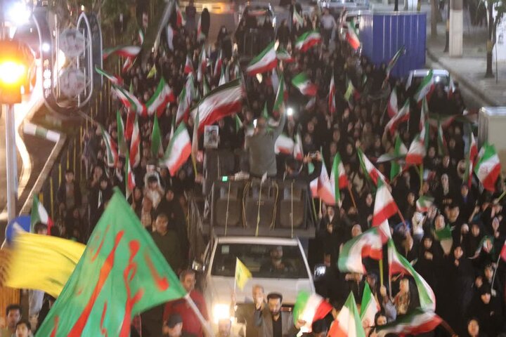 تصاویر/ پنجاه و نهمین شب راهپیمایی مردمی در قرچک