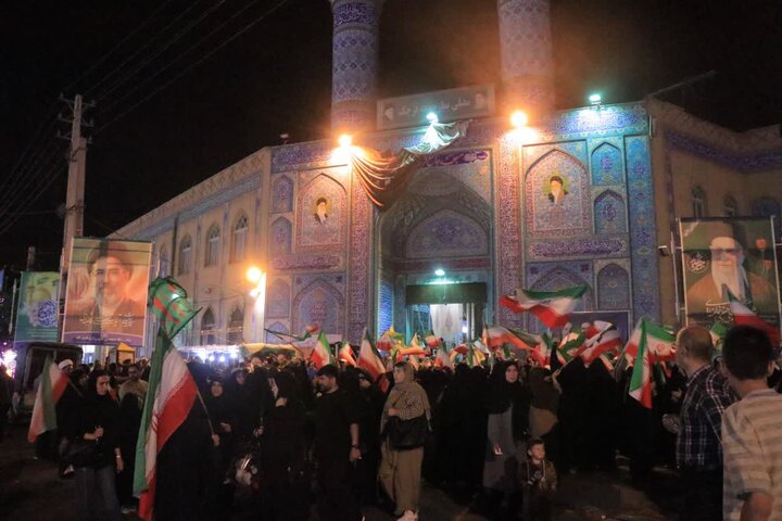 تصاویر/ پنجاه و نهمین شب راهپیمایی مردمی در قرچک