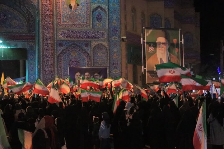 تصاویر/ پنجاه و نهمین شب راهپیمایی مردمی در قرچک