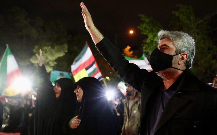 تصاویر/ اجتماع اقتدار مقابل دانشگاه تهران