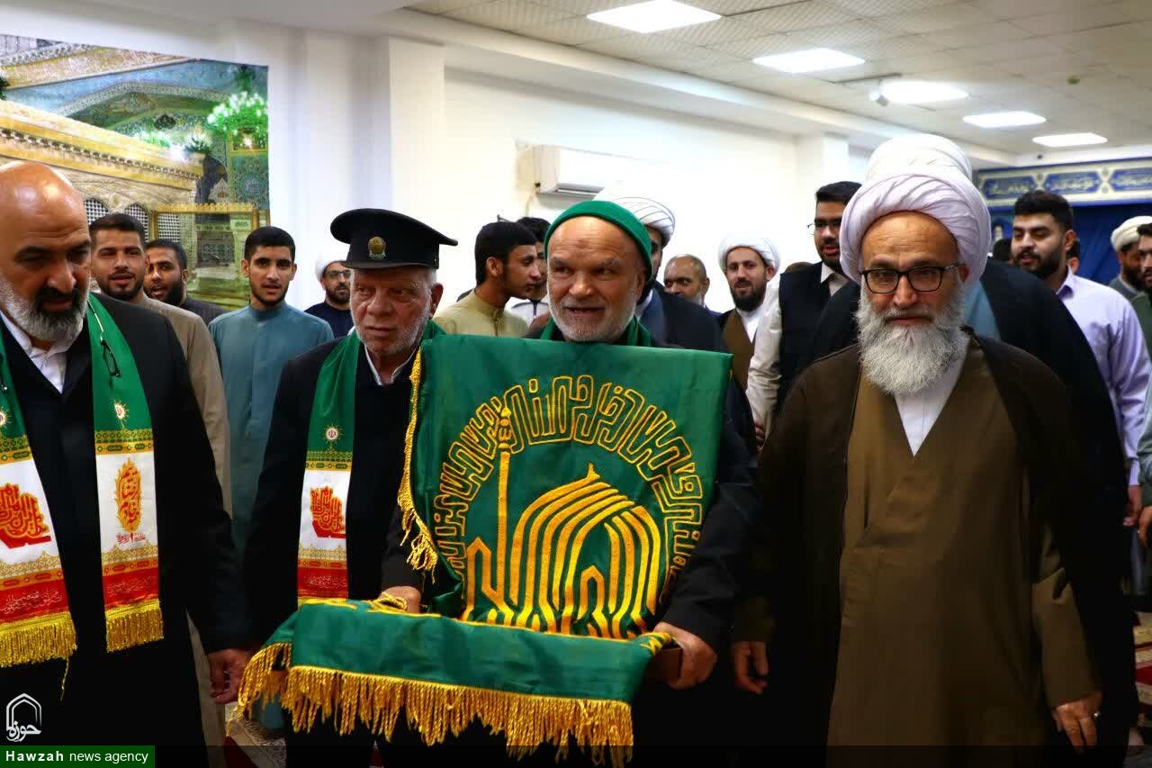تصاویر/ حضور خادمان حرم مطهر رضوی در مدرسه علمیه الغدیر اهواز