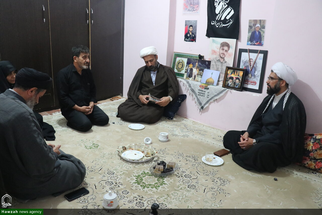 تصاویر / دیدار مدیر حوزه علمیه گلستان با خانواده روحانی شهید مرتضی کیان‌افشار
