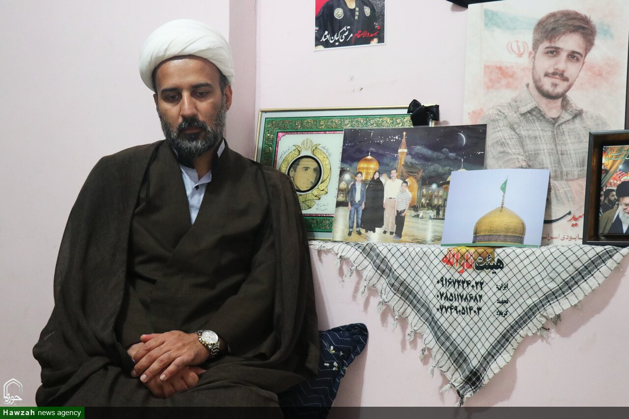 تصاویر / دیدار مدیر حوزه علمیه گلستان با خانواده روحانی شهید مرتضی کیان‌افشار