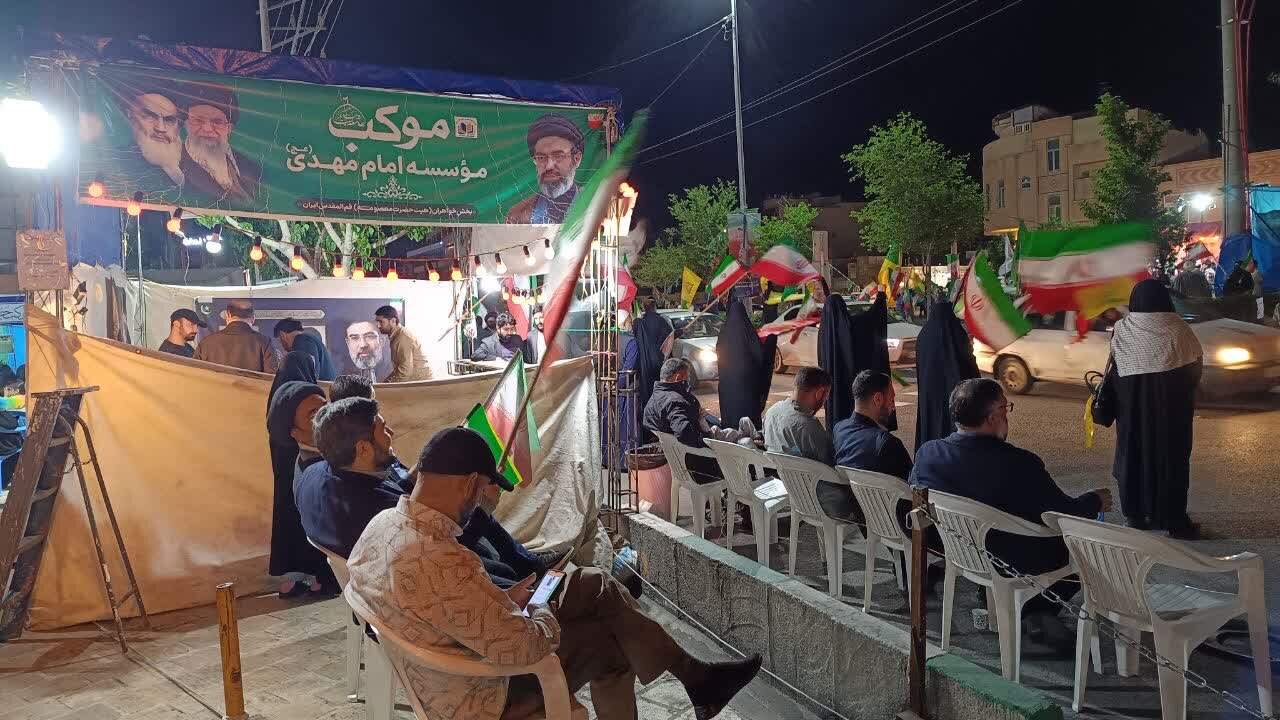 برپایی موکبهای طلاب پاکستانی در نقاط مختلف قم مقدسه