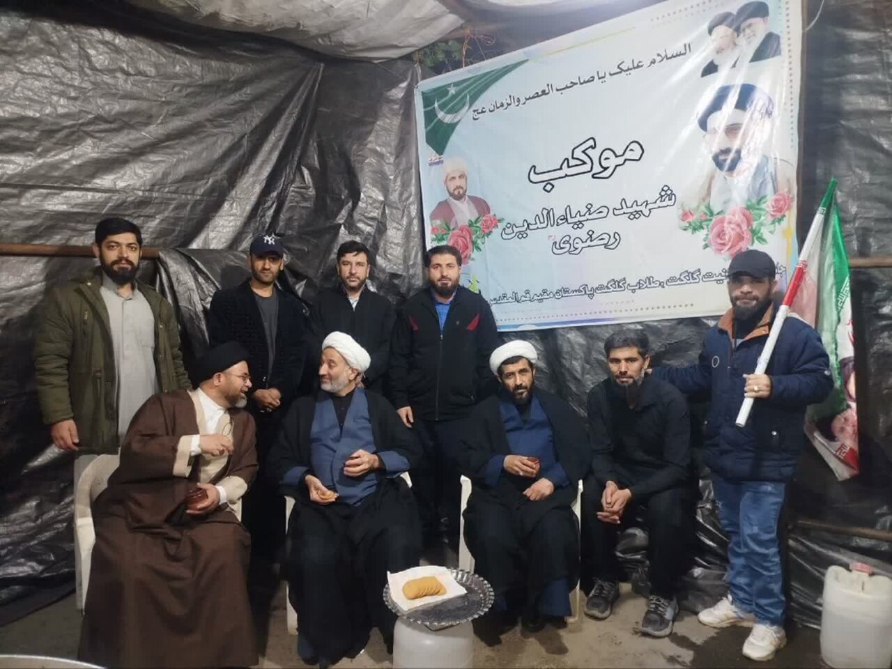 برپایی موکبهای طلاب پاکستانی در نقاط مختلف قم مقدسه