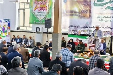 برگزاری مراسم میلاد امام رضا(ع) با حضور پرشور مردم در دهگلان