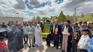 تصاویر| عروسی زیر سایه کرامت؛ پیوند آسمانی در جوار امامزاده داوود (ع)