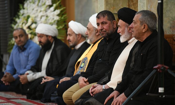 تصاویر/ مراسم چهلمین روز شهادت علیرضا بیات در حرم حضرت عبدالعظیم(ع)