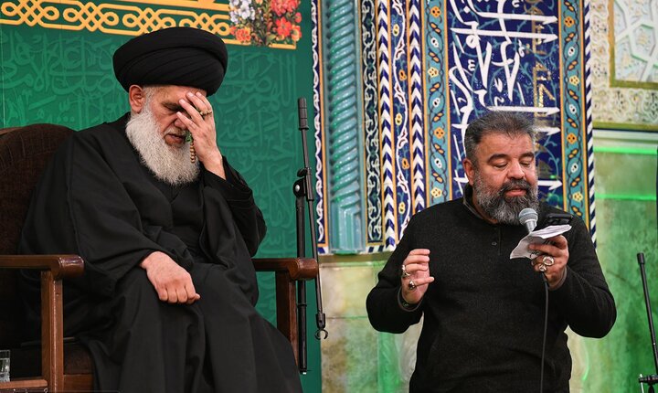 تصاویر/ مراسم چهلمین روز شهادت علیرضا بیات در حرم حضرت عبدالعظیم(ع)