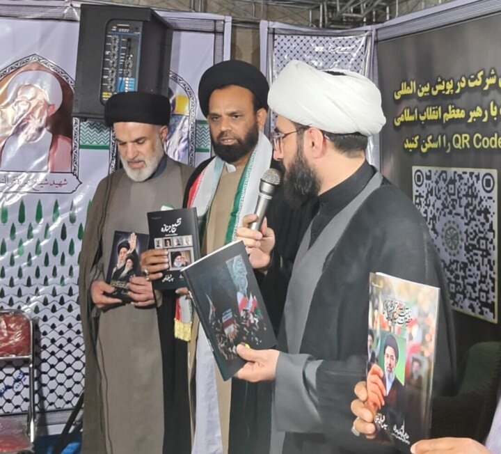 تہران کے موکب میں مولانا شمع محمد رضوی کی تین کتابوں کی رونمائی؛ جنگی فضا میں فکری و انقلابی پیغام کی تجدید