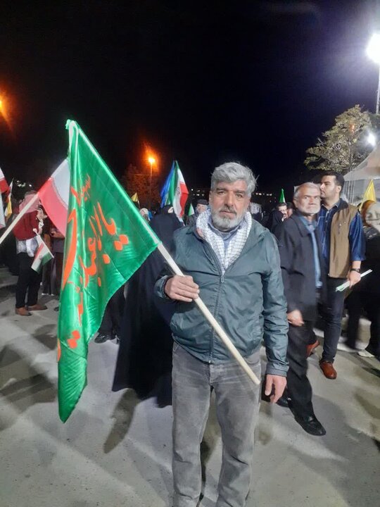 تصاویر / تجمع شبانه مردم رینه در هفتم اردیبهشت