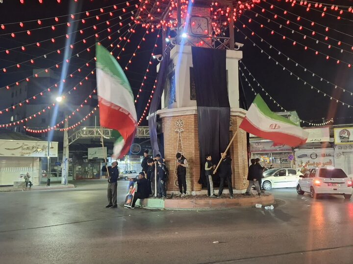 تصاویر/ پرچم گردانی مردم محله ابن سینای امیرکلا در هفتم اردیبهشت