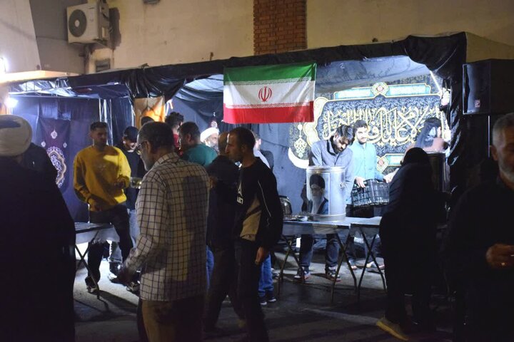 خدمت رسانی طلاب و اساتید خاتم الانبیاء (ص) بابل، در موکب «قائد شهید»