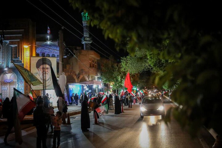 تصاویر / اجتماع مردم استان قزوین در ایستگاه پنجاه وهشت