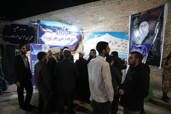 تصاویر/ بازدید نماینده ولی‌فقیه در استان از مواکب شهر سمنان