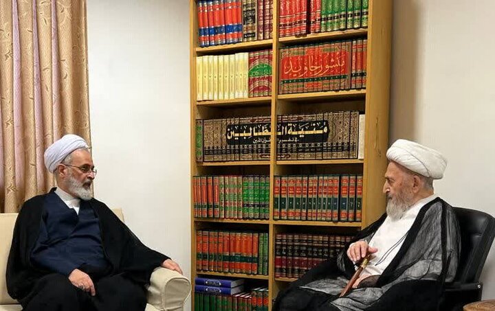 Ayatullah A‘rafi afanya ziara kwa Ayatullah al-‘Udhma Subhani