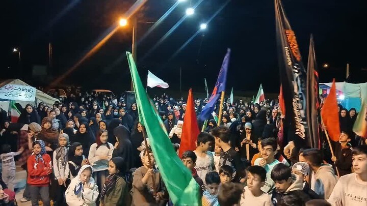 تصاویر/ «شب‌های اقتدار» شهر کلاته‌خیج در لبیک مردمی به ندای رهبر انقلاب