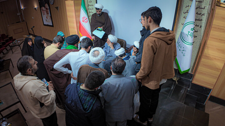 تصاویر/ نشست تحلیلی‌ـ‌تبیینی حجت‌الاسلام والمسلمین مهدی طائب ویژه مبلغین