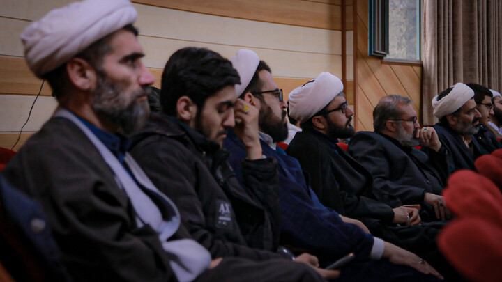 تصاویر/ نشست تحلیلی‌ـ‌تبیینی حجت‌الاسلام والمسلمین مهدی طائب ویژه مبلغین
