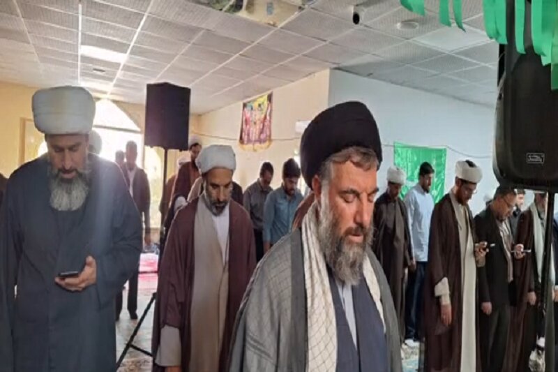 حضور پررنگ طلاب و اساتید مدرسه علمیه باقرالعلوم(ع) سرپل ذهاب در تجمعات مردمی «نحن منتقمون» +تصاویر