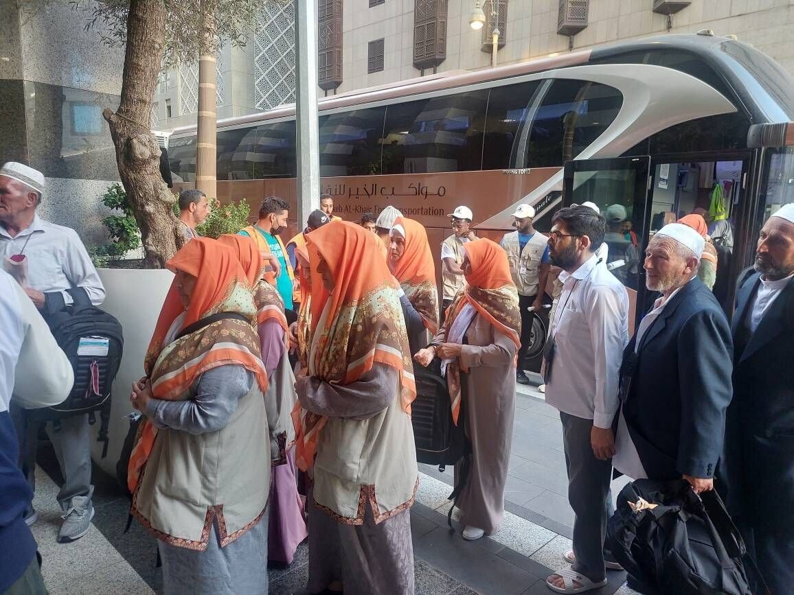 First Iranian Hajj pilgrimage caravan gets warm welcome upon arrival in Medina