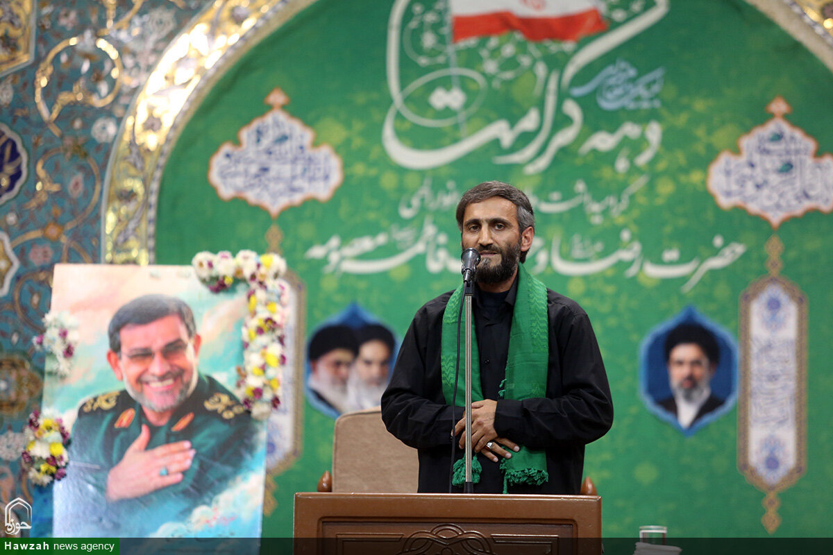 فیلم |روایتِ پیکر تکه‌تکه شده و عهد با امام زمان(عج)؛ وداع جانسوز با شهید تنگسیری در حرم بانوی کرامت