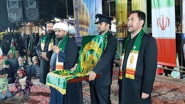 حضور کاروان زیر سایه خورشید در قمصر