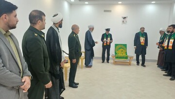 تصاویر/ حضور خادمان رضوی در دفتر امام‌جمعه شهرستان زرندیه