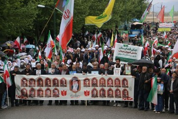 تصاویر/ رزمایش سراسری «جان‌فدایان امام رضایی برای ایران» در خوی