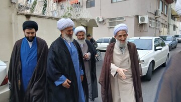 تصاویر/ مراسم میلاد امام رضا (ع) در دفتر آیت الله العظمی جوادی آملی در آمل