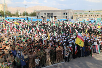 تصاویر/ قیام جان فدایان امام رضایی در کرمان
