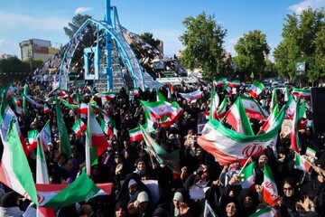 تصاویر/ نمایش سراسری اقتدار ایران و جان فدایان امام رضایی شهرستان ورامین