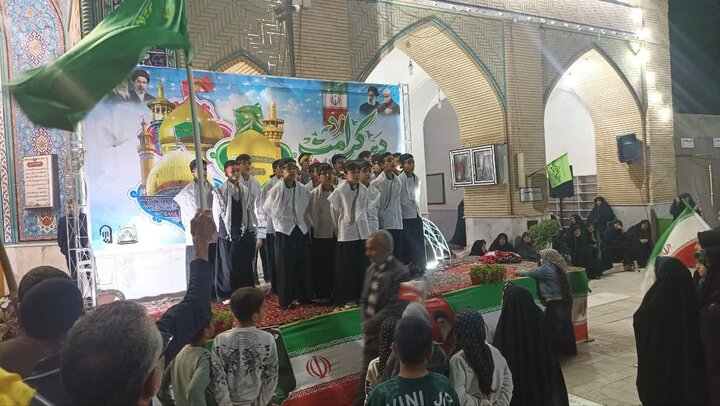 تصاویر:تجمع بزرگ امام رضایی به یتدرهبرشهیپ انقلاب  دربخش کویرات