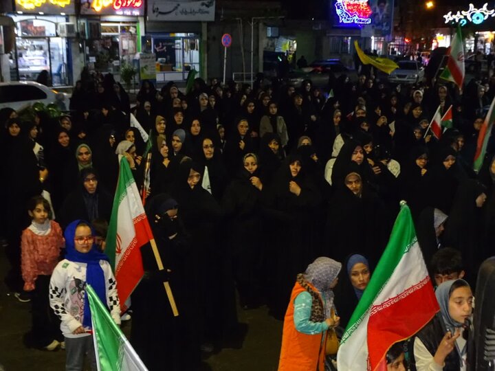 تصاویر/ حماسه‌ای دیگر از مردم شهرستان چهاربرج در پنجاه و نهمین شب حمایت از نظام و نیروهای مسلح