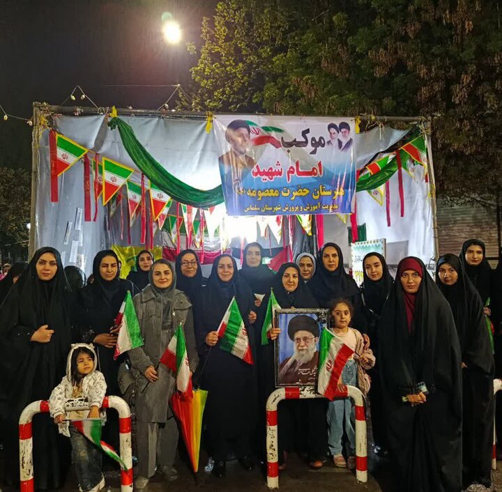 تصاویر/ پنجاه و نهمین حضور باشکوه مردم شهرستان سلماس در حمایت از فرماندهی کل قوا