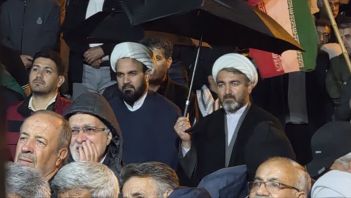 تصاویر/ نمایش وحدت ملی در پنجاه و نهمین تجمع حمایتی شهرستان ماکو از نیروهای مسلح