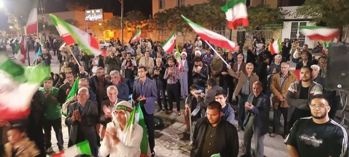 پنجاه و نهمین شب حضور مردم برسیر در خیابان با برگزاری جشن ولادت امام هشتم