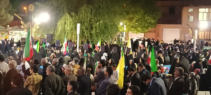 پنجاه و نهمین شب حضور مردم برسیر در خیابان با برگزاری جشن ولادت امام هشتم