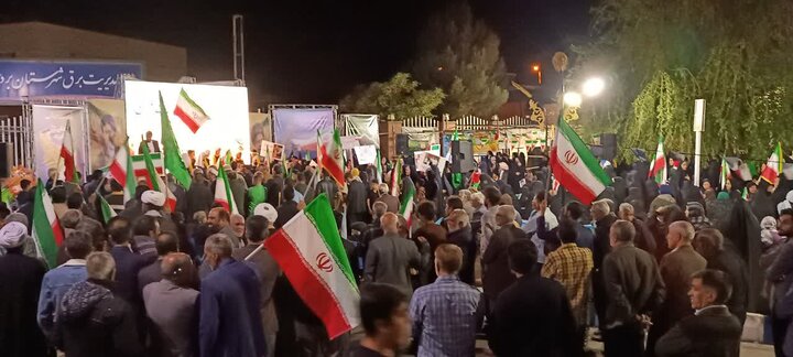 پنجاه و نهمین شب حضور مردم برسیر در خیابان با برگزاری جشن ولادت امام هشتم