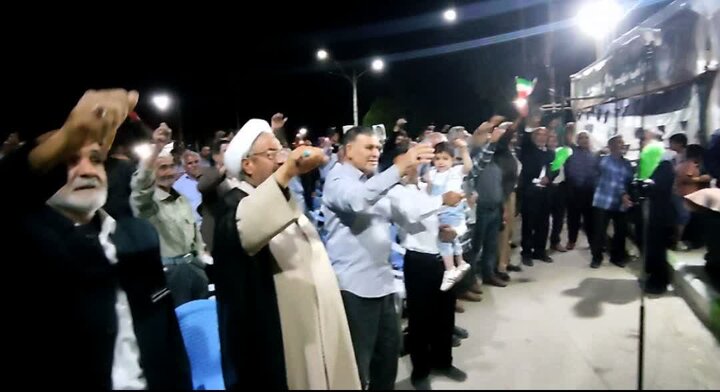 تصاویر/ پنجاه و نهمین شب حضور مردم بهرمان در خیابان با برگزاری جشن ولادت امام هشتم