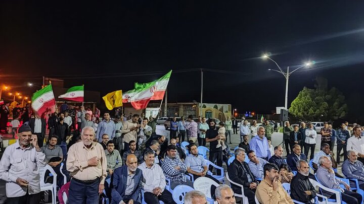 تصاویر/ پنجاه و نهمین شب حضور مردم بهرمان در خیابان با برگزاری جشن ولادت امام هشتم