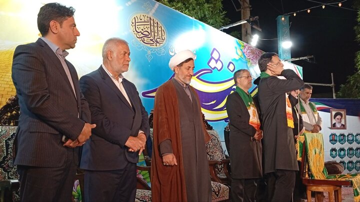 تصاویر/ جشن میلاد امام رضا(ع) در شهر ماهان با حضور کاروان زیر سایه خورشید