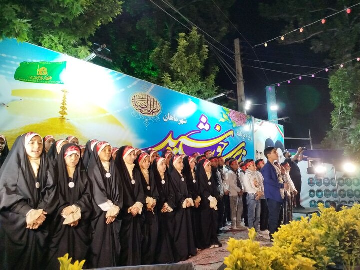تصاویر/ جشن میلاد امام رضا(ع) در شهر ماهان با حضور کاروان زیر سایه خورشید