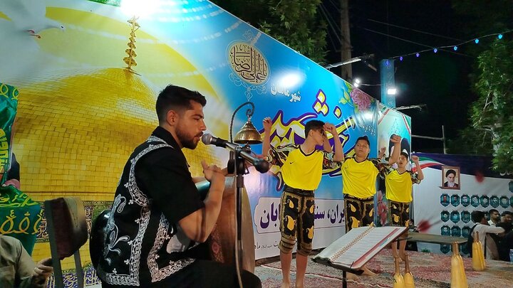 تصاویر/ جشن میلاد امام رضا(ع) در شهر ماهان با حضور کاروان زیر سایه خورشید
