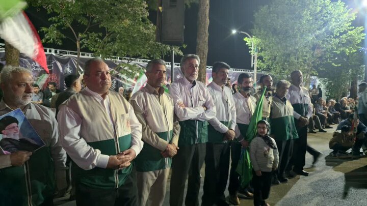 تصاویر/ پنجاه و نهمین شب بیعت زرندی ها با رهبر معظم انقلاب و حمایت از ایران امام رضا(ع)