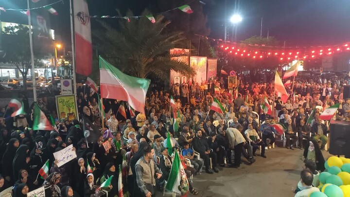تصاویر/ پنجاه و نهمین اجتماعات مردمی «شب‌های اقتدار» در گرمسار