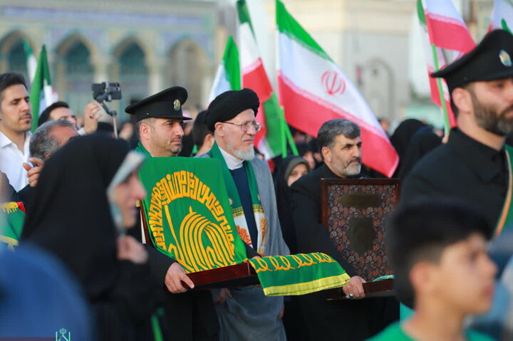 تصاویر جشن ولادت حضرت علی بن موسی الرضا(ع) در آستان مقدس مسجد جمکران