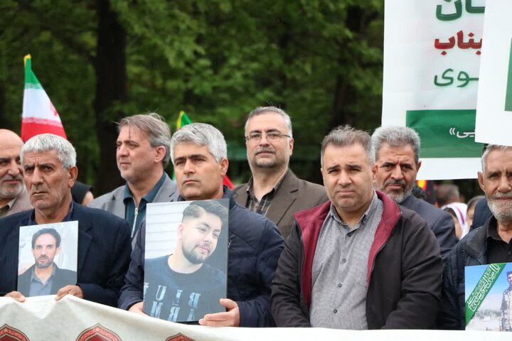 تصاویر/ رزمایش سراسری «جان‌فدایان امام رضایی برای ایران» در خوی