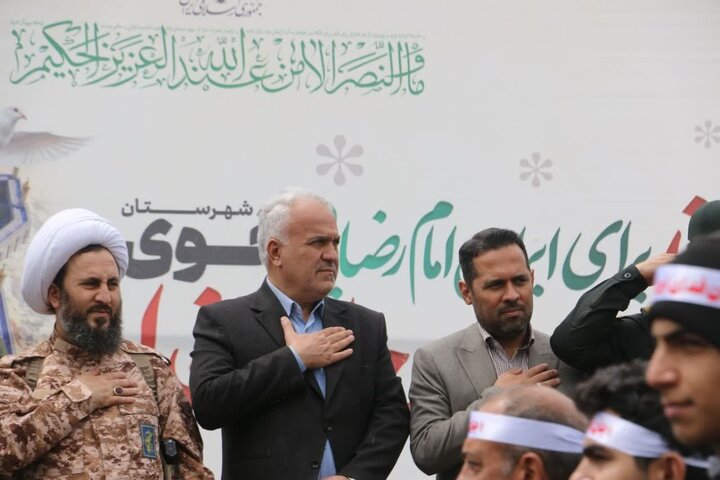 تصاویر/ رزمایش سراسری «جان‌فدایان امام رضایی برای ایران» در خوی